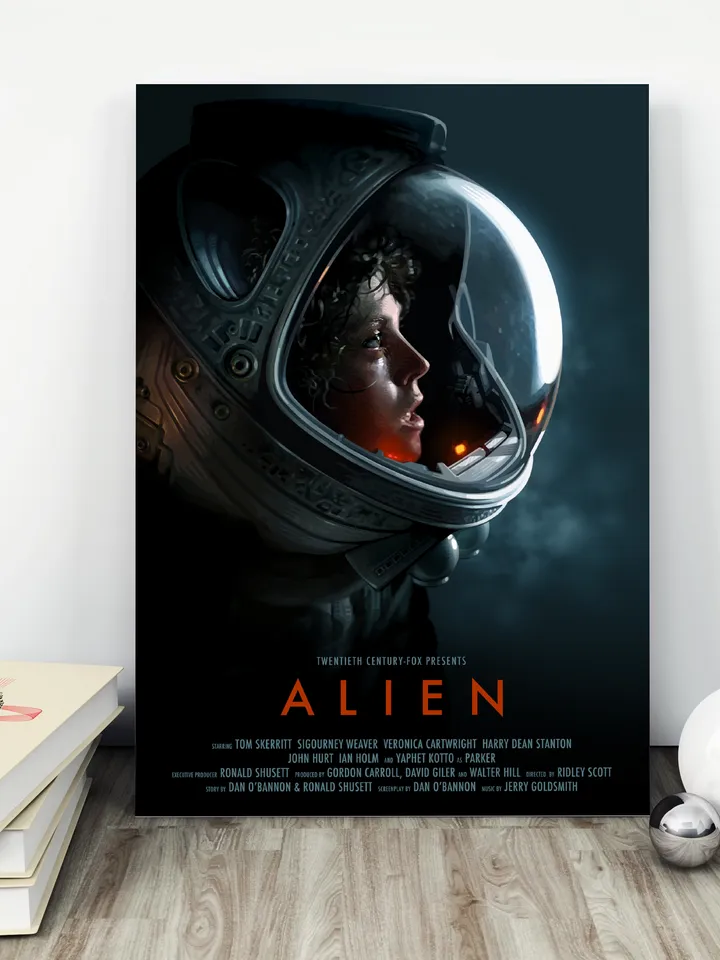 Ripley fan art poster. Alien movie poster.