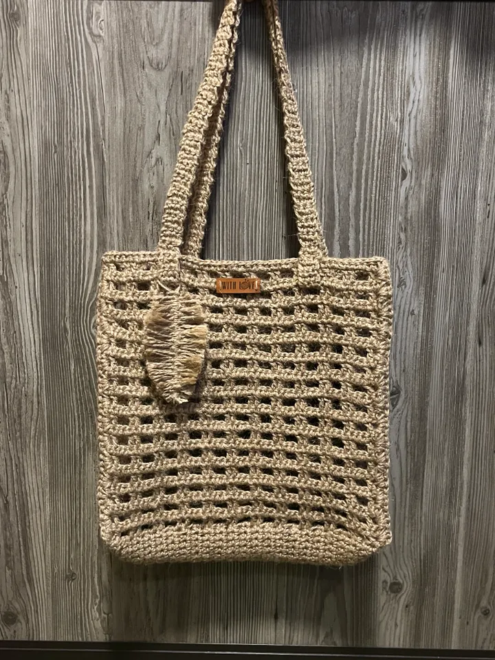 "Feather" Knitted bag