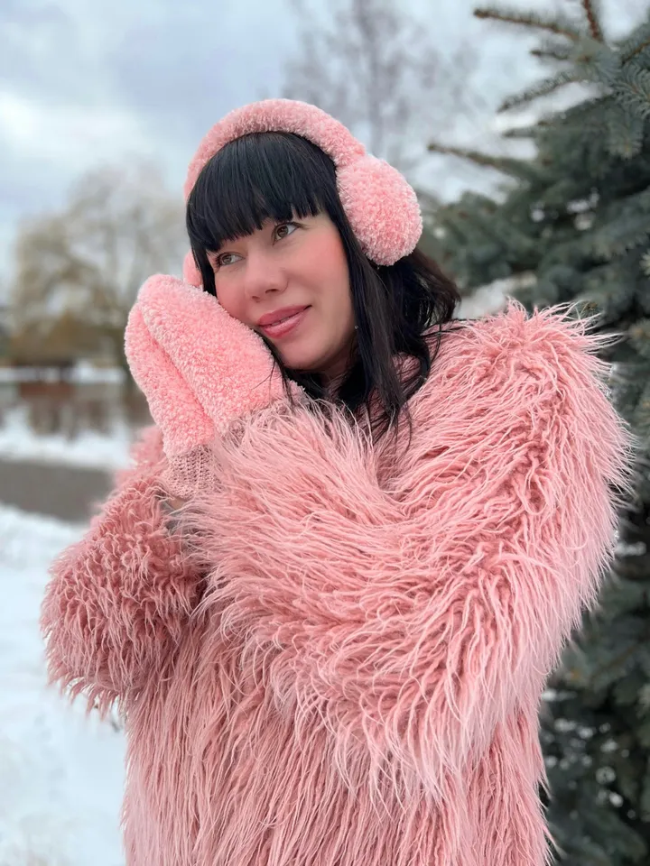 Earmuffs crochet pattern PDF, fur headband, headphones, headset digital instant download