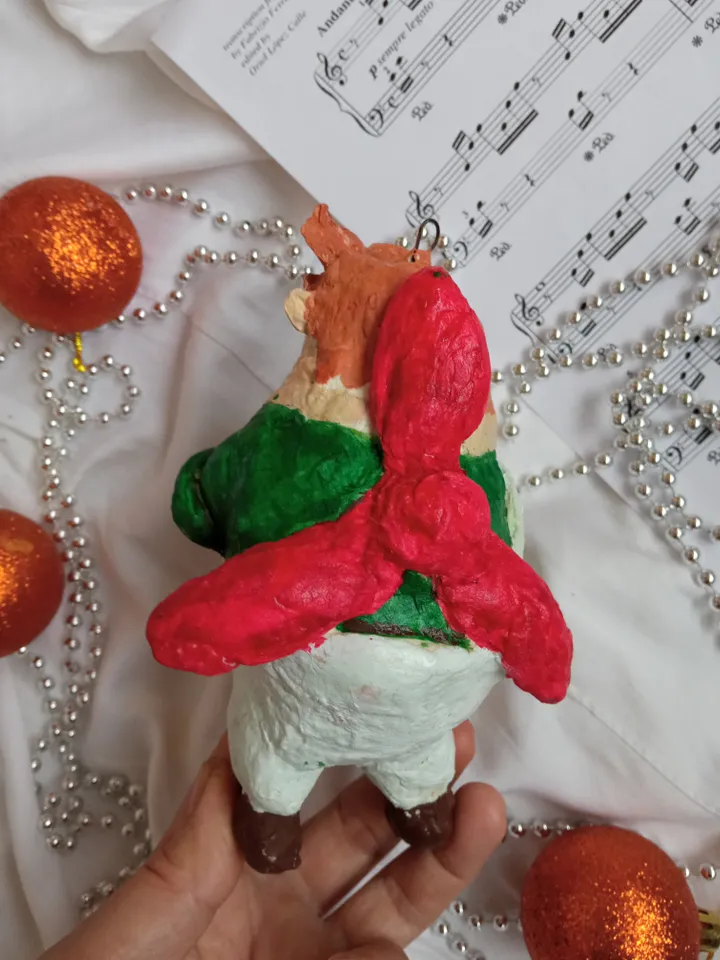 Carlsson - a unique Christmas tree decoration for a magical mood at Christmas. Handmade. Xmas gifts.
Holiday gifts Spun cotton doll
