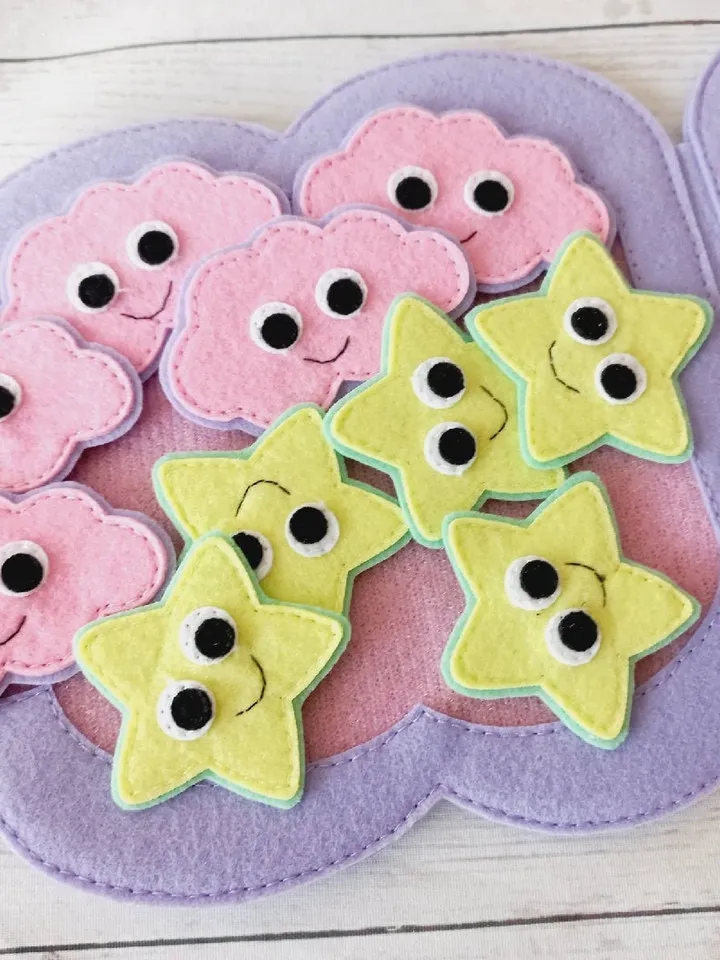 Unicorn tic tac toe game Pattern PDF, Felt tic tac toe board, Quiet book pattern, Felt sewing pattern ideas for baby 1, 2, 3 year old gift