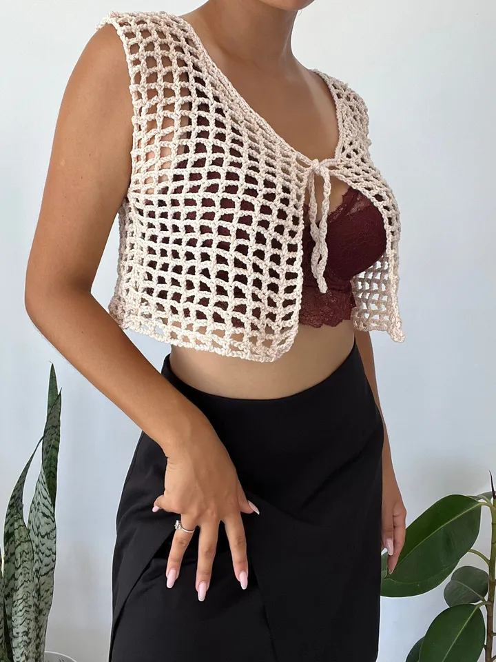 Crochet top, crochet pattern top, beginner crochet top, top crop pattern PDF
