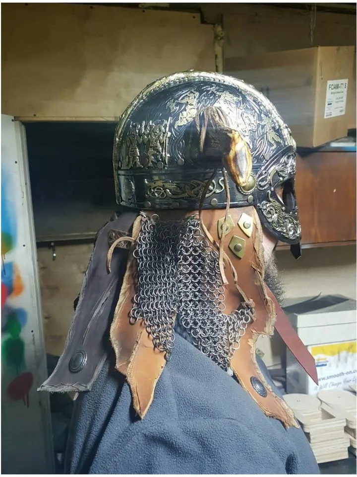 Skyrim - skyrim helmet - dragonborn's helmet - viking helmet - cosplay helmet -
