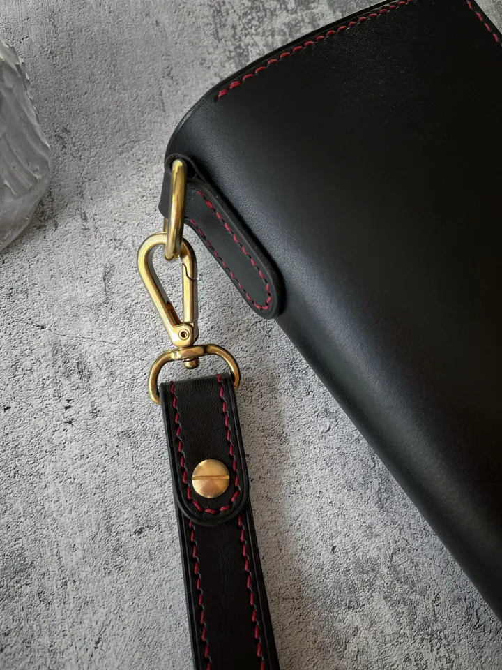Pattern of a men's clutch - Pattern of a leather wallet with a zipper - Download PDF & video TUTORIAL 4mm