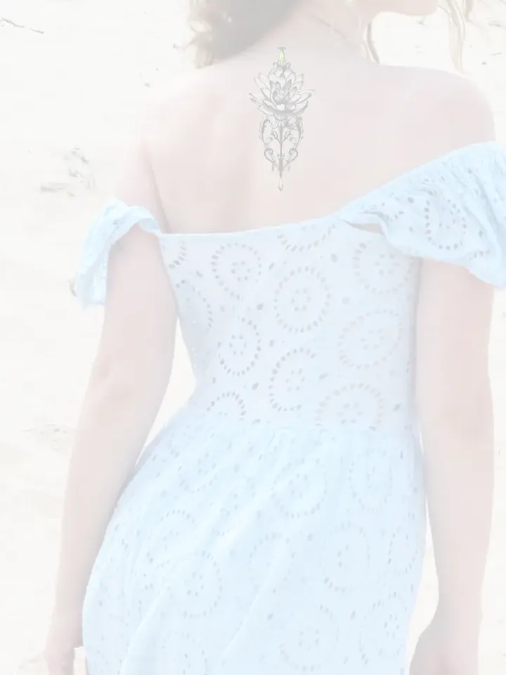 Lotus Tattoo Design For Girl Lotus Flower Tattoo Ideas Lotus And Lace Tattoo Sketch, Instant download PNG and JPG