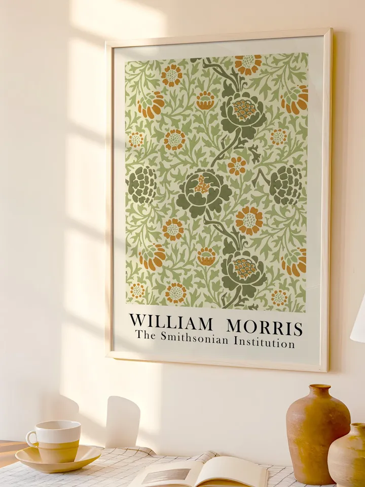 William Morris Wall Art, Vintage Botanical Print, Floral Poster Arts Decor, Digital Download, William Morris Print Digital Download 004