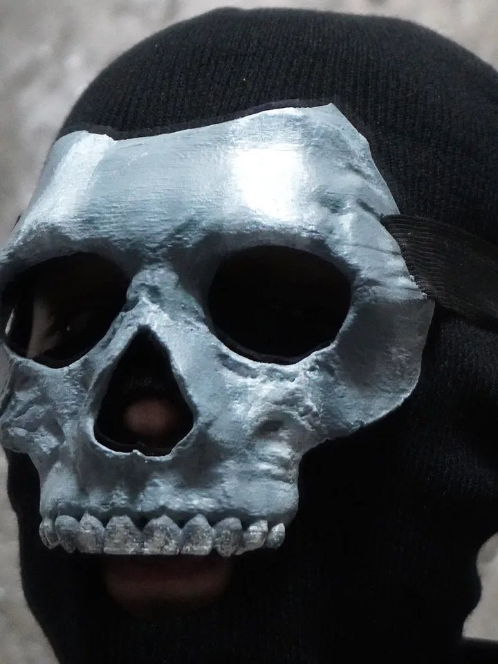 Ghost Skull Ghost Mask from Call Of Duty Modern Warfare Ghost mask