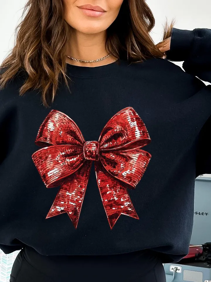 Coquette Christmas png Coquette bow png Christmas girly png Glitter bow png Sequins Holiday png Merry xmas Retro Christmas png Disco