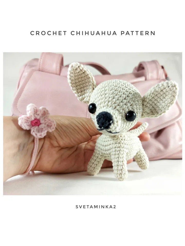 Dog Crochet Pattern Chihuahua. Cat Crochet Pattern Kitten. Amigurumi Puppy. 2 in 1. Digital Download. PDF.