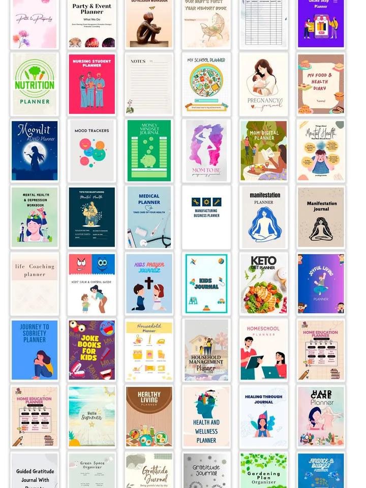200+ Premium Canva Editable Planner Templates having 12,000+ Pages &
Unrestricted PLR Rights