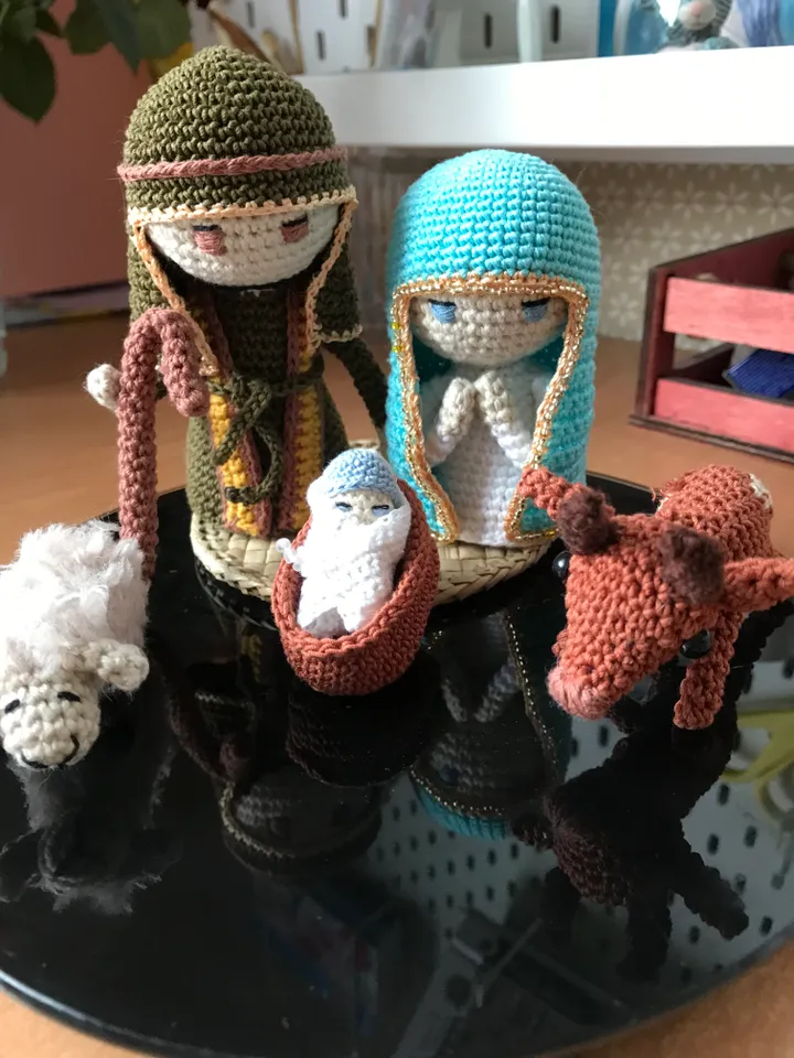 Crochet Pattern Christmas Nativity 3pcs
