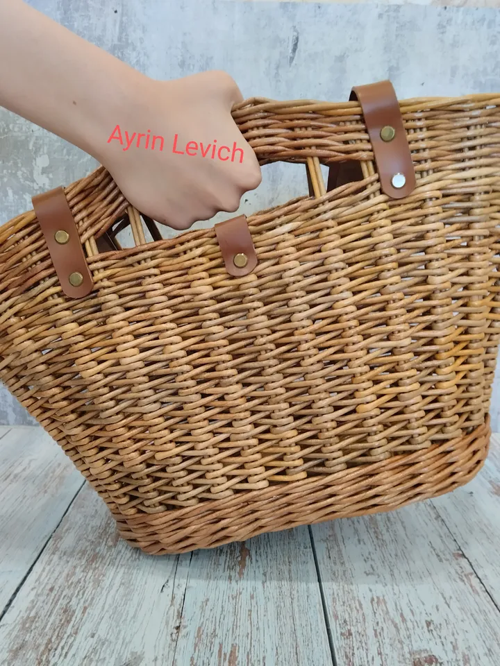 Wicker summer bag