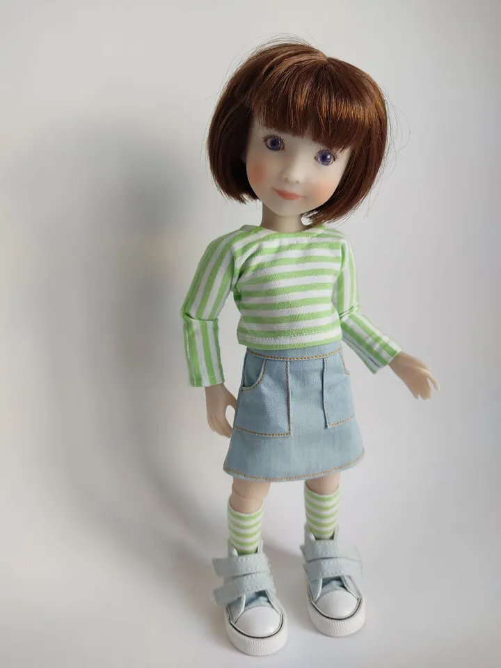 PDF sewing pattern for Siblies dolls.