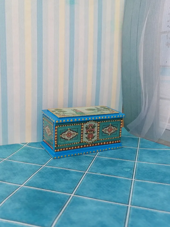 Doll box. Miniature. 1:12.