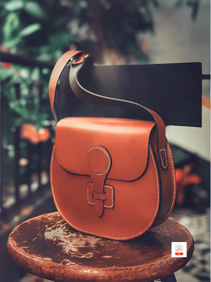 Leather Pattern Classic Bag, PDF File