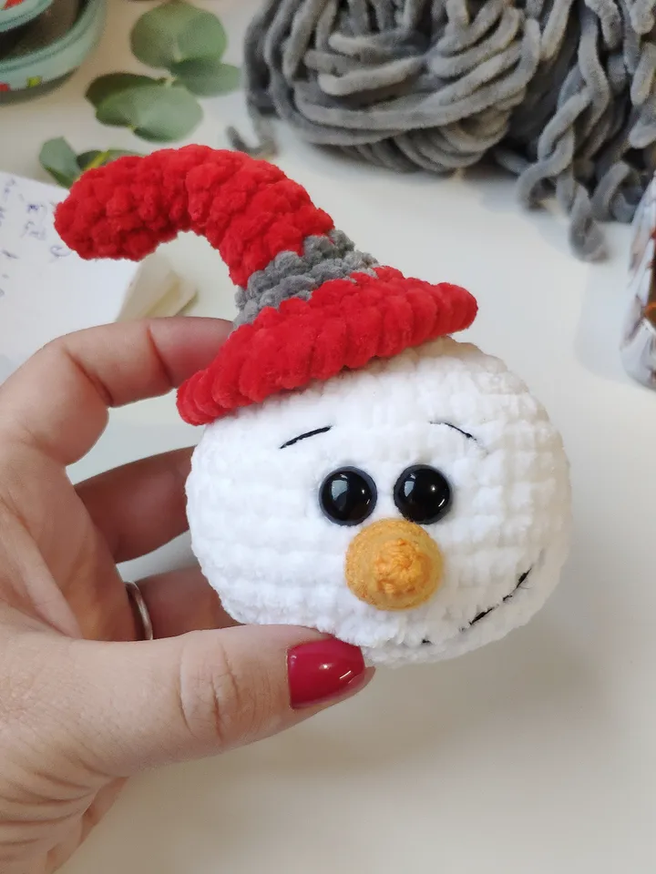 Christmas Snowman easy crochet pattern 4 in 1