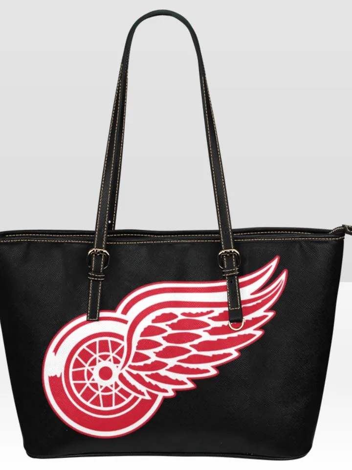 Detroit Red Wings Leather Tote Bag