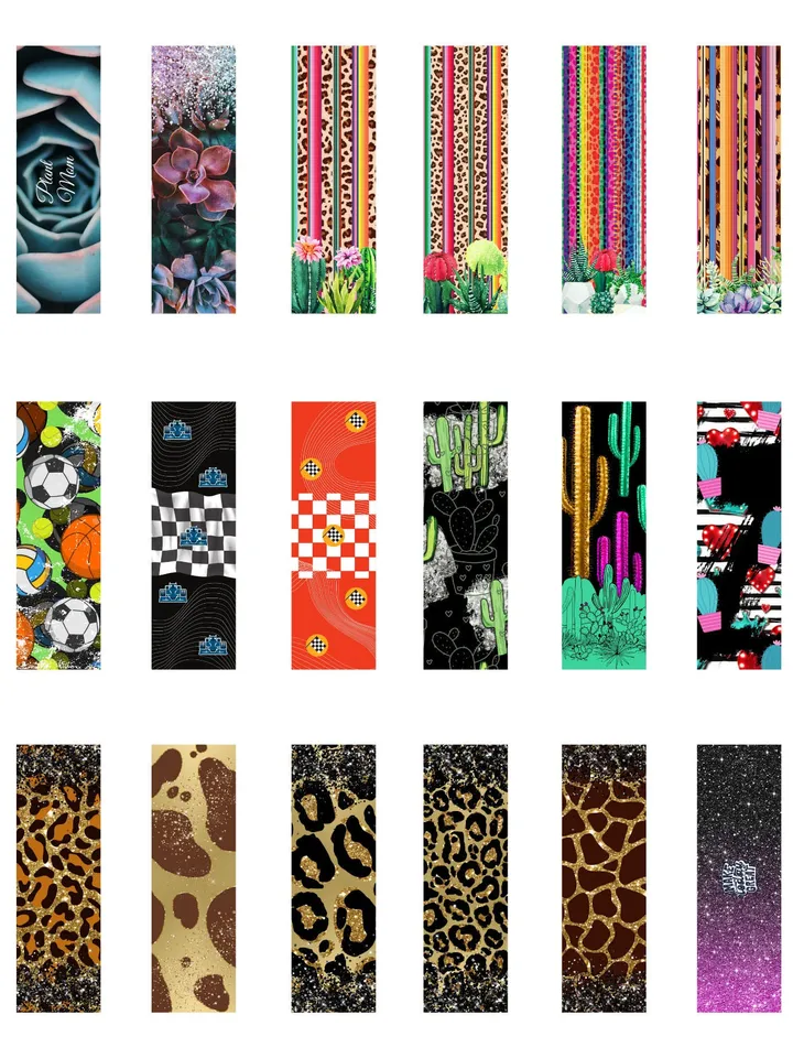 Pen wrap bundle 100 PCS Custom pens PNG Full Wrap epoxy pens