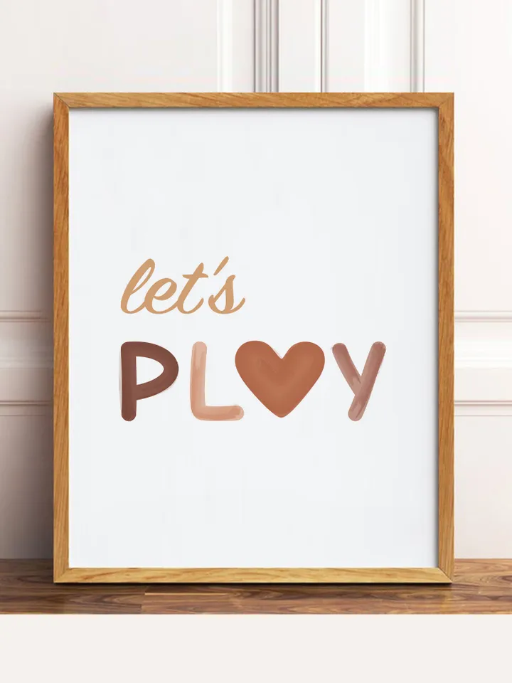 Preschool Wall Poster Classroom Decor Elementary Wall Art Educational Print Let's Play Read Sign Boho Abc Alphabet Instant Digital Download