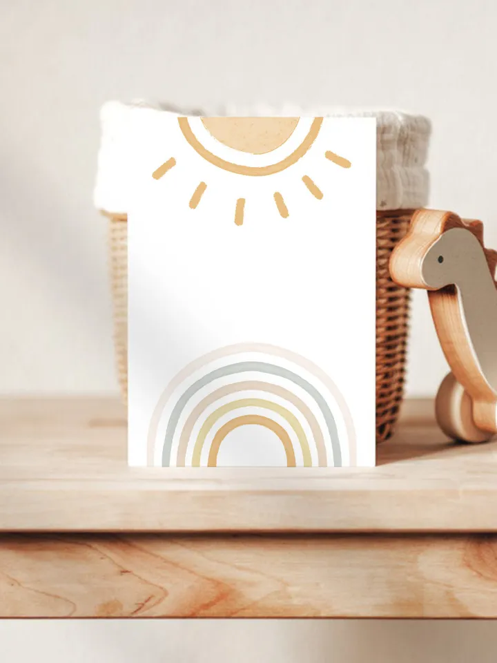 Sun Prints For Nursery Prints Wall Art Prints Rainbow Boho Prints Pastel Nursery Prints Boho Nursery Girls Nursery Prints Boy