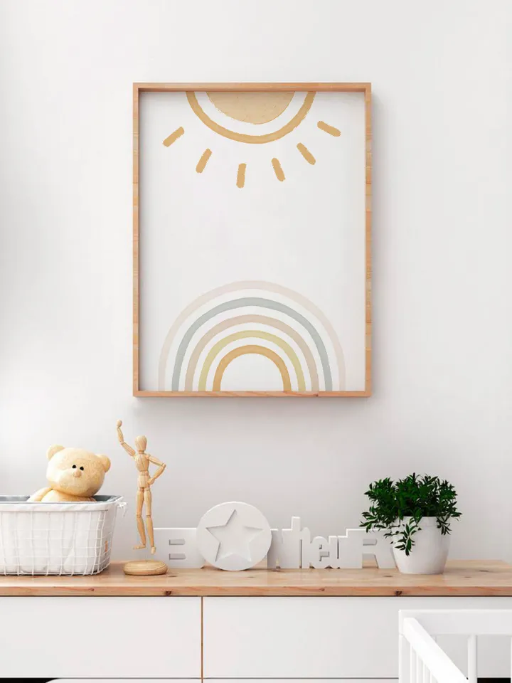 Sun Prints For Nursery Prints Wall Art Prints Rainbow Boho Prints Pastel Nursery Prints Boho Nursery Girls Nursery Prints Boy