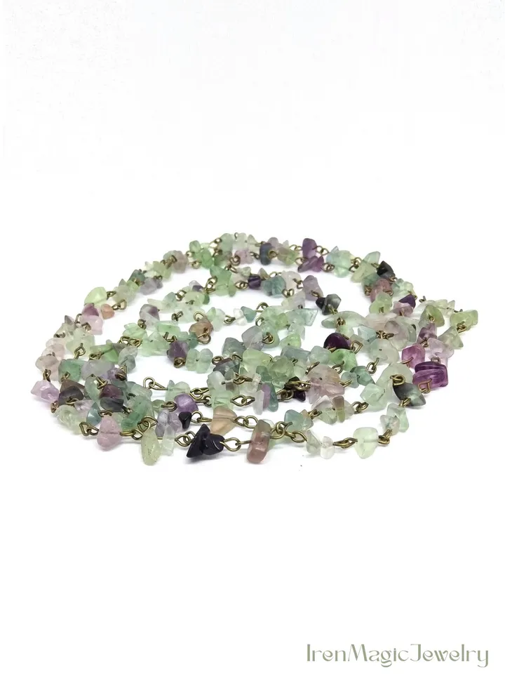Long Fluorite Necklace
