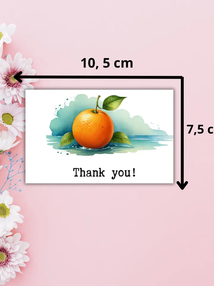 Mini-postcards "Thank you!"