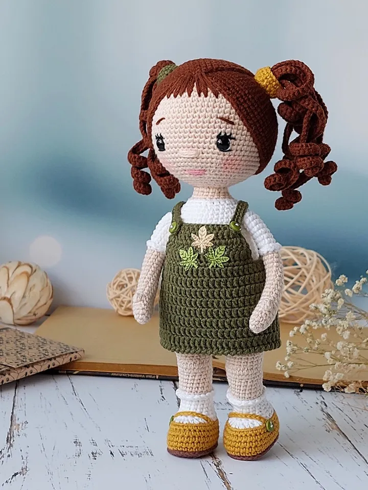 Crochet pattern doll. Tutorial doll. Crochet pattern amigurumi doll. Doll paterns. Doll pattern in english. Amigurumi.
