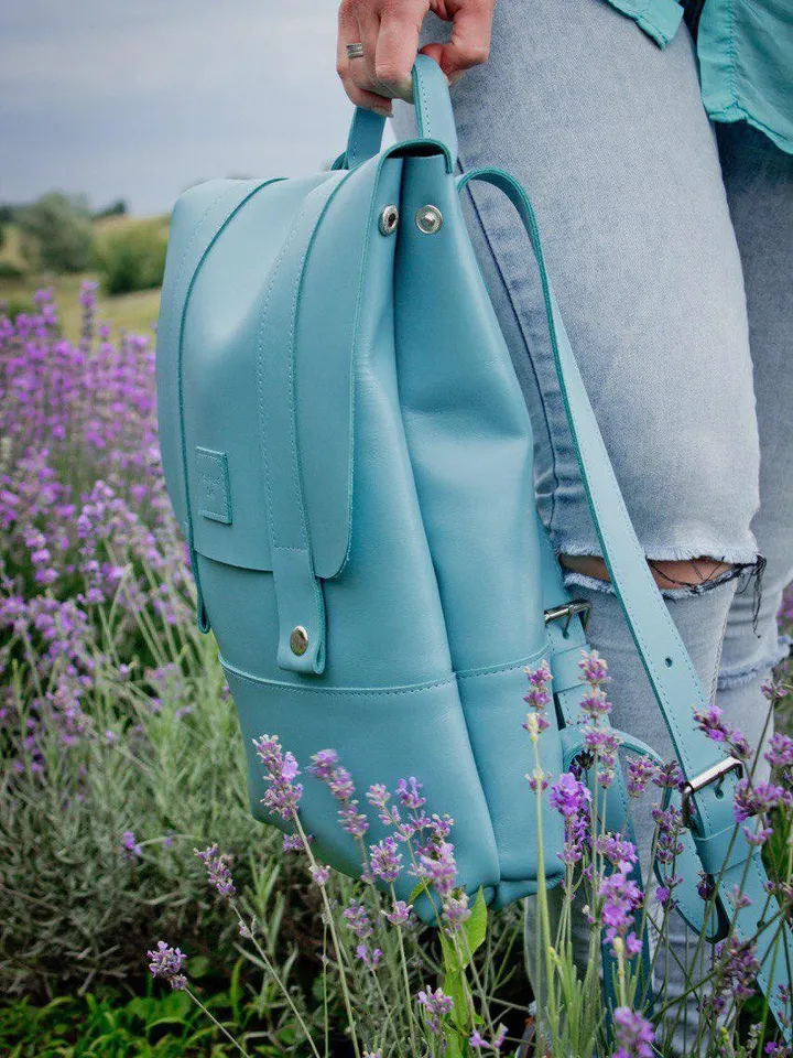 Leather backpack women, Laptop backpack, minimalist backpack, Mini backpack, college graduation gift for Her, bridesmaid gift,