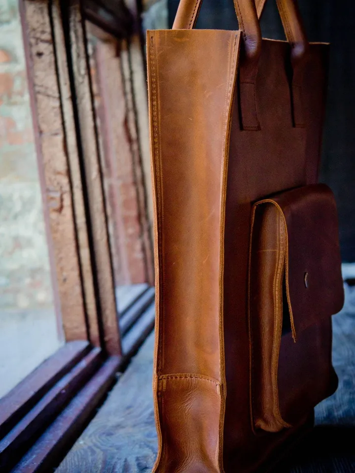 Laptop Bag Women, Leather Tote bag personnalisable Tote bag vierge, Moroccan leather Bag of holding, Messenger bag