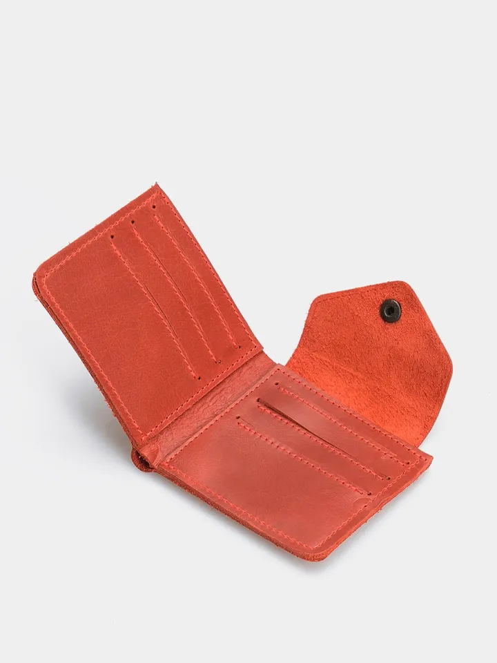 Gift for Women, Minimalist leather wallet for women, Short wallet, small card holder wallet