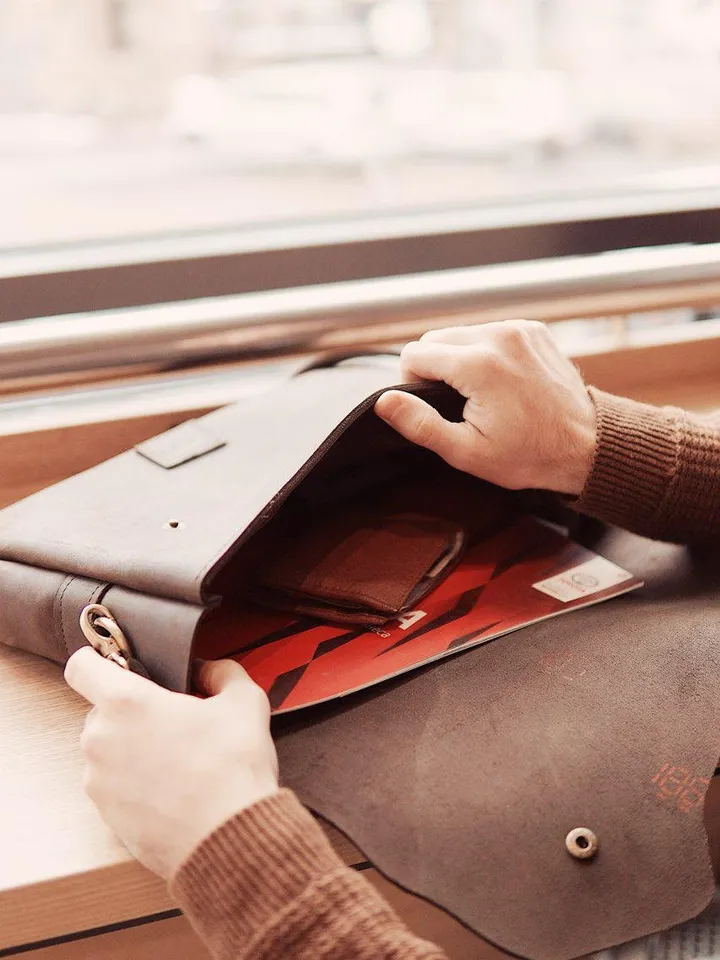 Messenger leather bag, leather Laptop bag for Men, Brown leather bag, Shoulder bag, Business women Bag