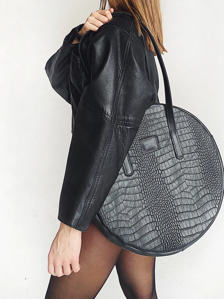 Black leather bag, Shoulder bag, Tote bag, Laptop bag, Leather purse, messenger bag, gift for her, Christmas gifts for Her, Computer bag