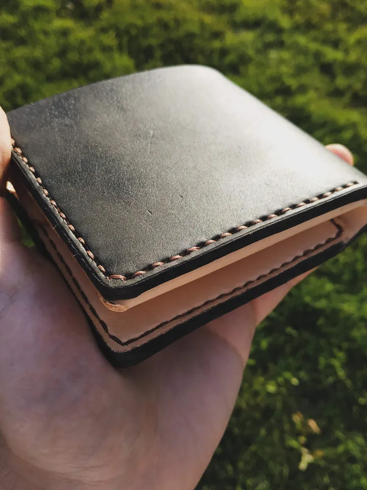 Blue Lion Embossing Handmade Wallet Mens, Blue Leather wallet men, Personalized Animal Wallet Man, Bifold leather wallet mens id gift gifts