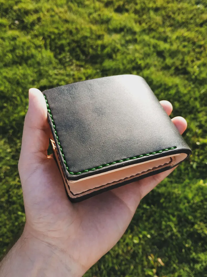 Pokemon wallet, Anime wallet, Bulbasaur Charmander Personalized Leather wallet for men, Custom mens bifold wallet, Hand tooled Kids wallet