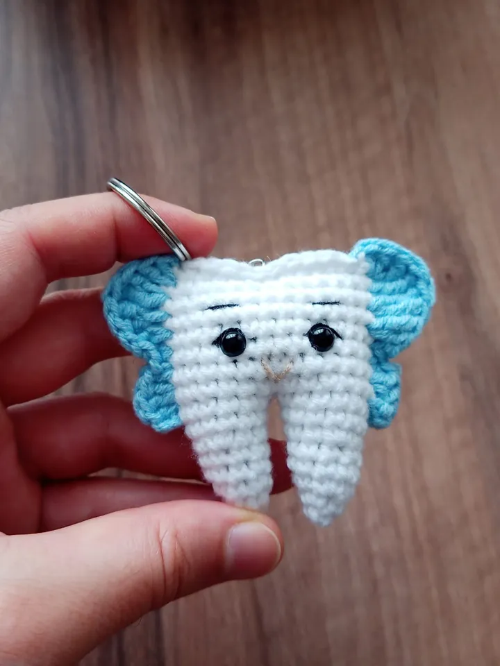 Tooth Crochet Pattern, Amigurumi Molar Crochet English Pattern, Tooth Amigurumi Pattern, Gifts for Dentists, Crochet for Dentist