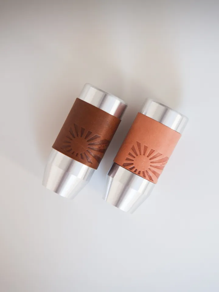 Custom made leather shift knob for manual honda acura toyota cars