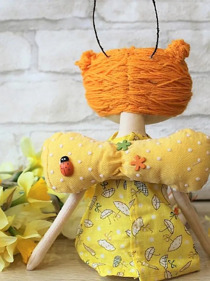 Rag doll pattern pdf -  Ragdoll with clothes - Doll sewing pattern – Doll clothes pattern – 12 inch doll pattern
