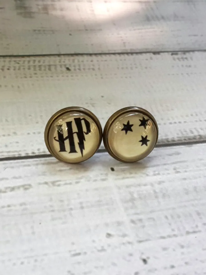 You're my favourite muggle earrings, Harry Potter Earrings, Harry Potter studs gift