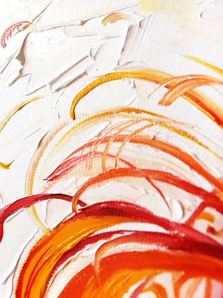 Phoenix Oil Painting on Canvas Phoenix Art Original Phoenix and Woman Artwork Handmade