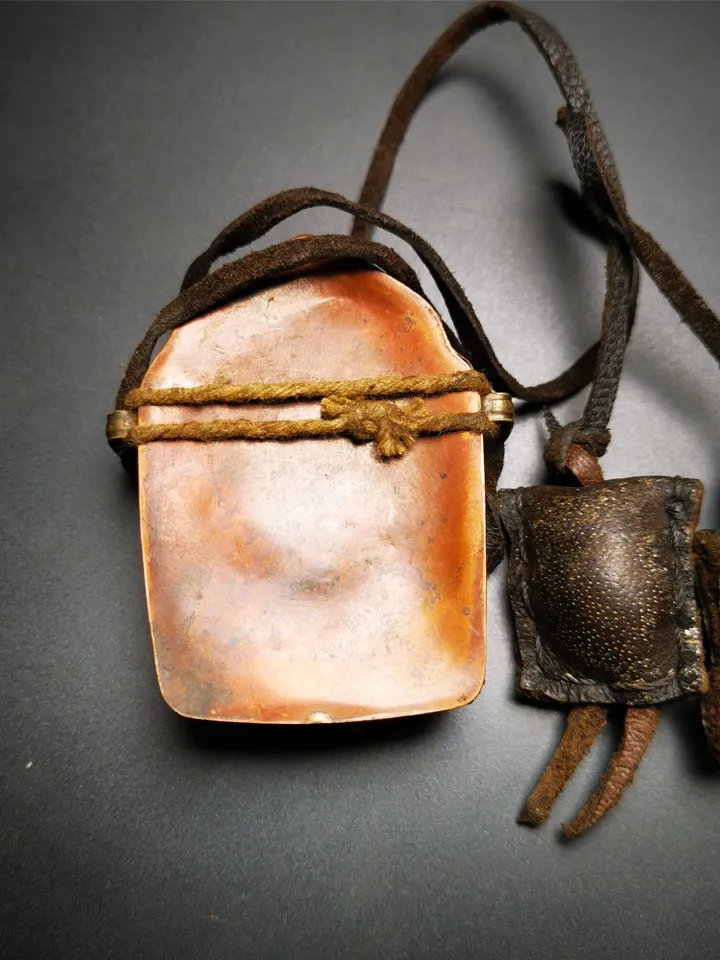 Gandhanra Acient Gau Ghau Shrine of Amitayus, Amitabha,Old Tibetan Buddhist Altar Amulet Pendant,80 years old