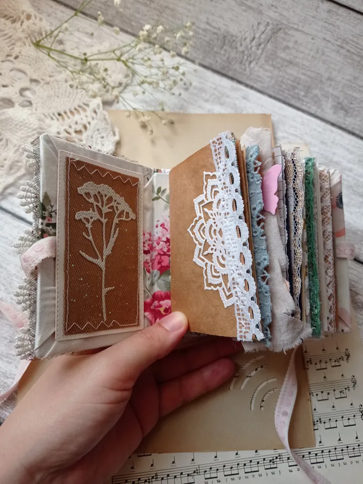 Miniature junkbook notebook handmade