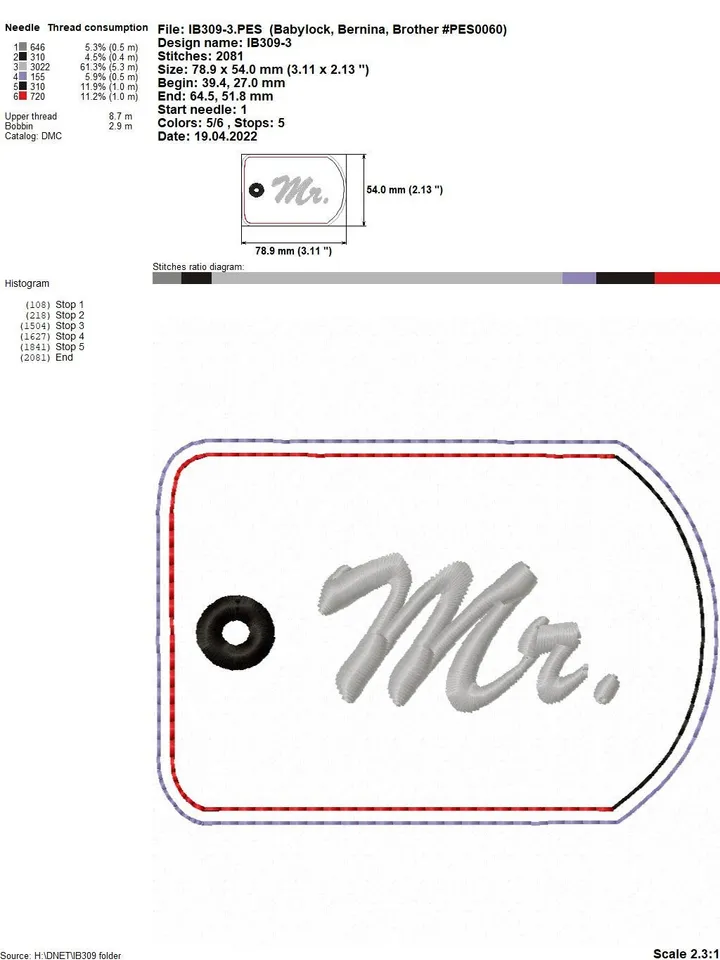 Passport covers, luggage tags and key chains set in the hoop machine embroidery designs ITH digital embroidery pattern cross-stitch