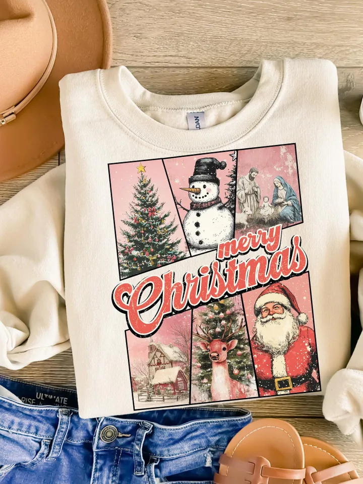 Pink Retro Christmas PNG, Merry Christmas Png, Retro Christmas png, Christmas Png, Merry X-mas Png, Trendy Christmas Tshirt, Sublimation