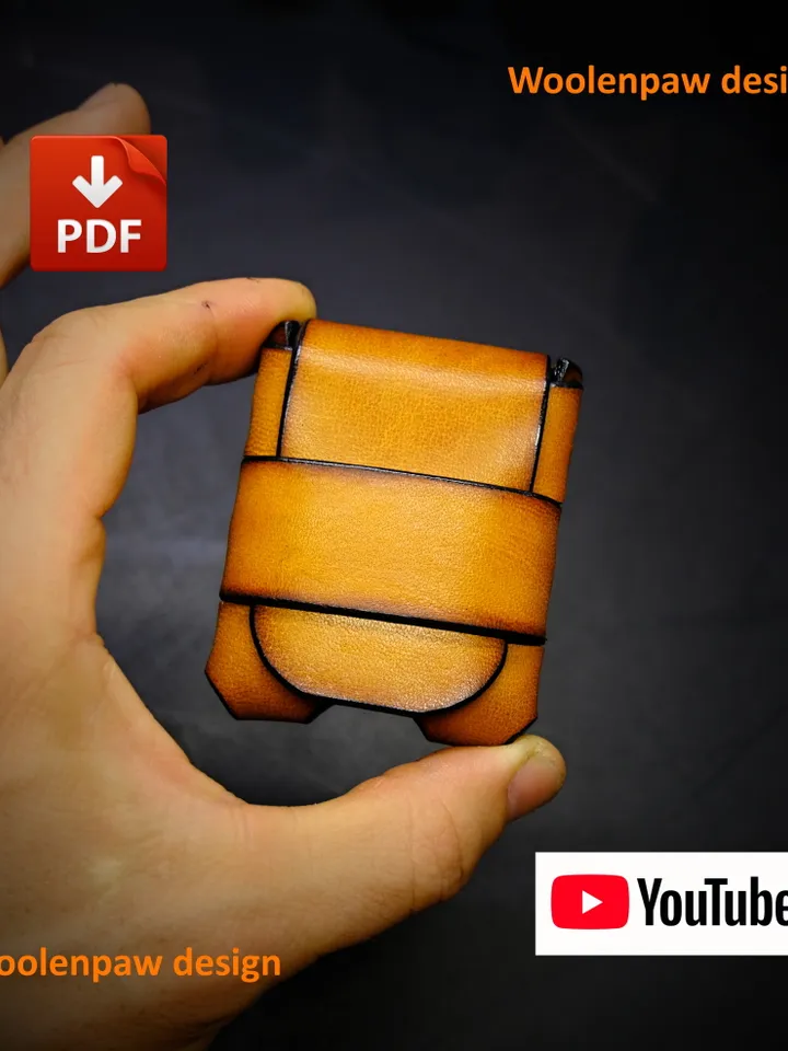 Stitchless Zippo pouch - PDF. NS15