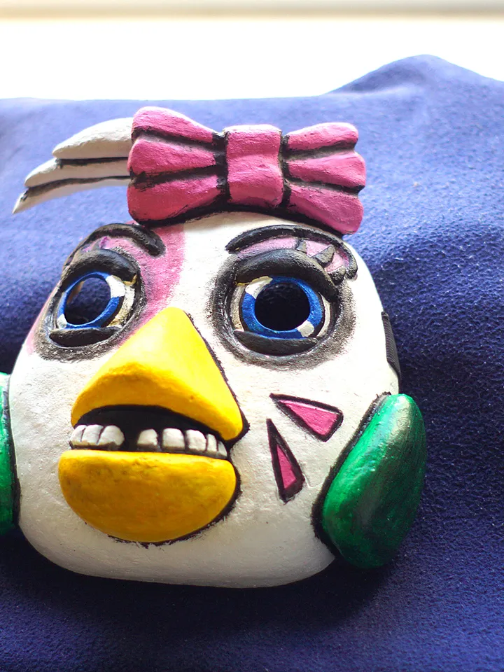 FNAF Chica GlamRock Security Breach mask Five Nights at Freddy Follower Halloween Animatronics
