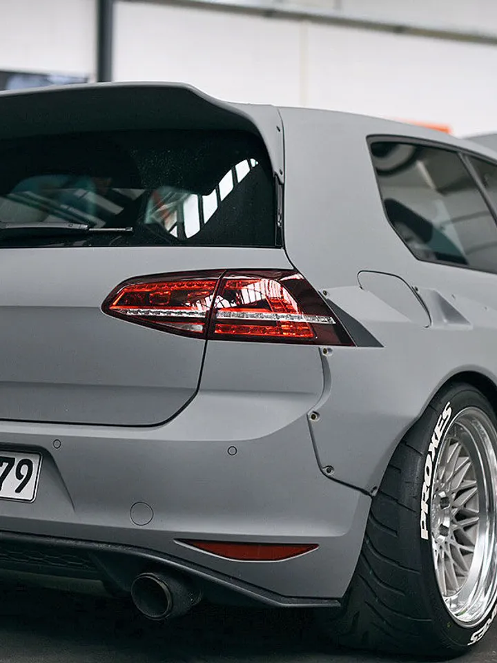 Rocket Bunny Duck tail Spoiler for Volkswagen Golf 7 MK7 2014-2020 Rear Roof Wing