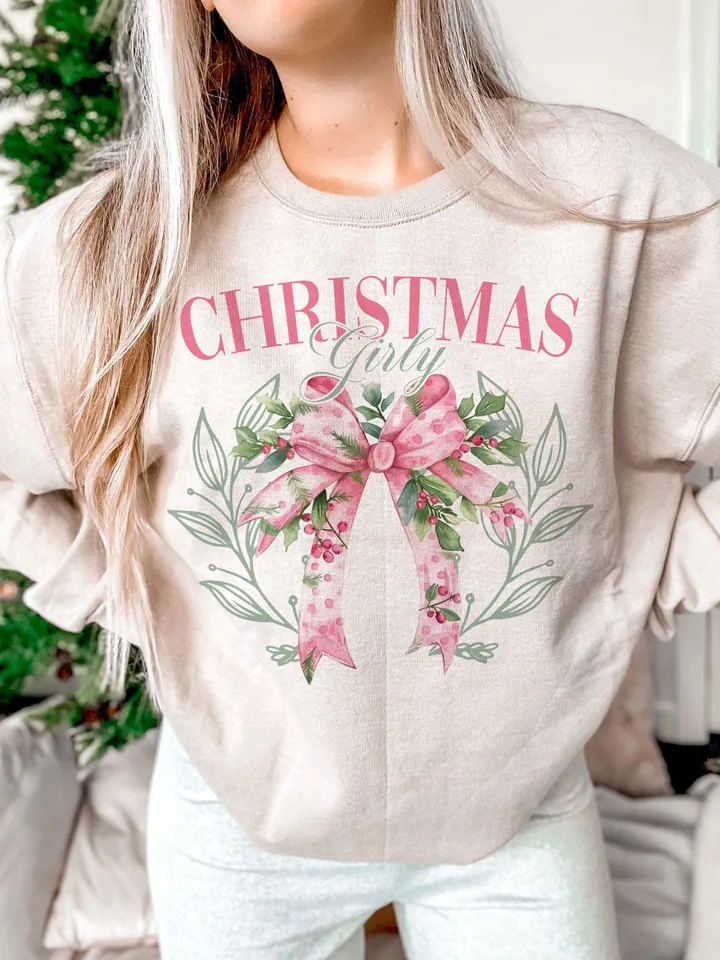 Pink Christmas Girly png, Christmas Coquette Bow png, Pink Christmas png, Girly png, Aesthetic png, Merry Christmas png, Retro Christmas