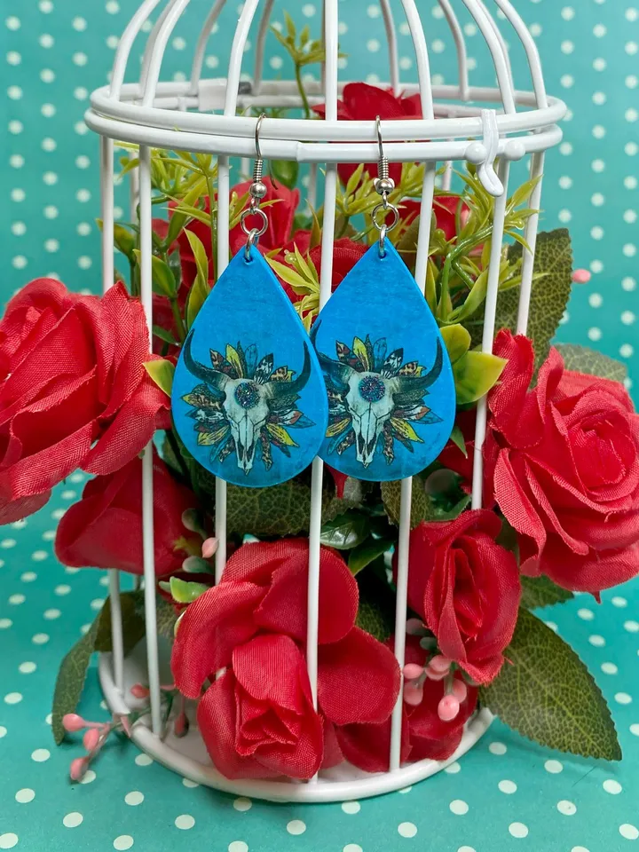 Individual handmade earrings. Bright earrings. Handmade jewelry.