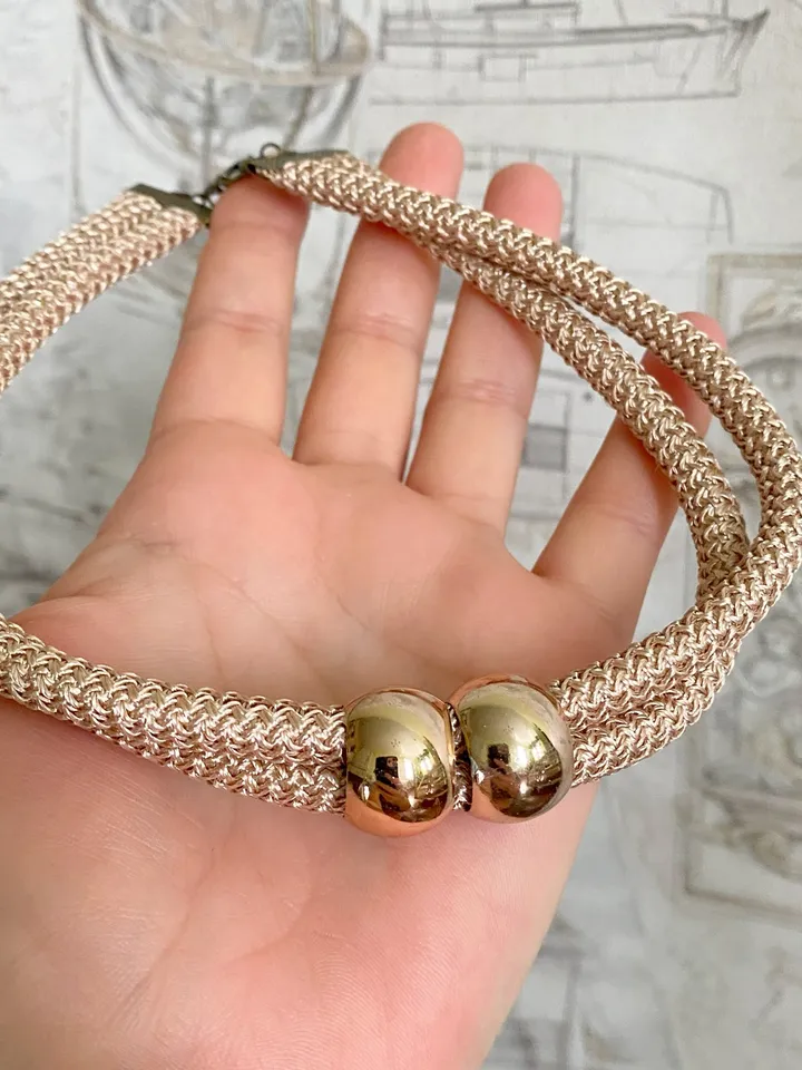 Neck choker. Handmade jewelry. Necklace.